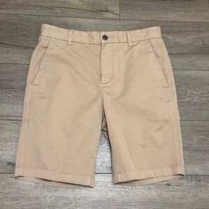 EVERLANE Stretch Chino Shorts Mens Minimalist Preppy Beige 9" Inseam Sz 30 NWOT